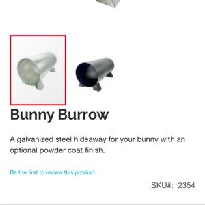 Galvanized Steel Bunny Burrow